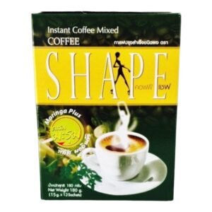 Coffee Shape  -3 In 1 Coffee W/Moringa 12St