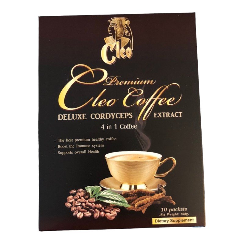 Cleo  -4 In 1 Coffee Cordyceps Extract.. 10St - Image 1