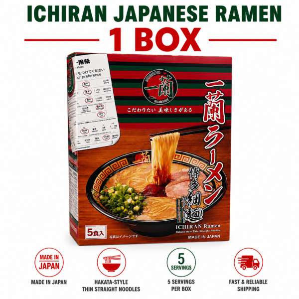 ICHIRAN RAMEN JAPANESE 1 BOXES